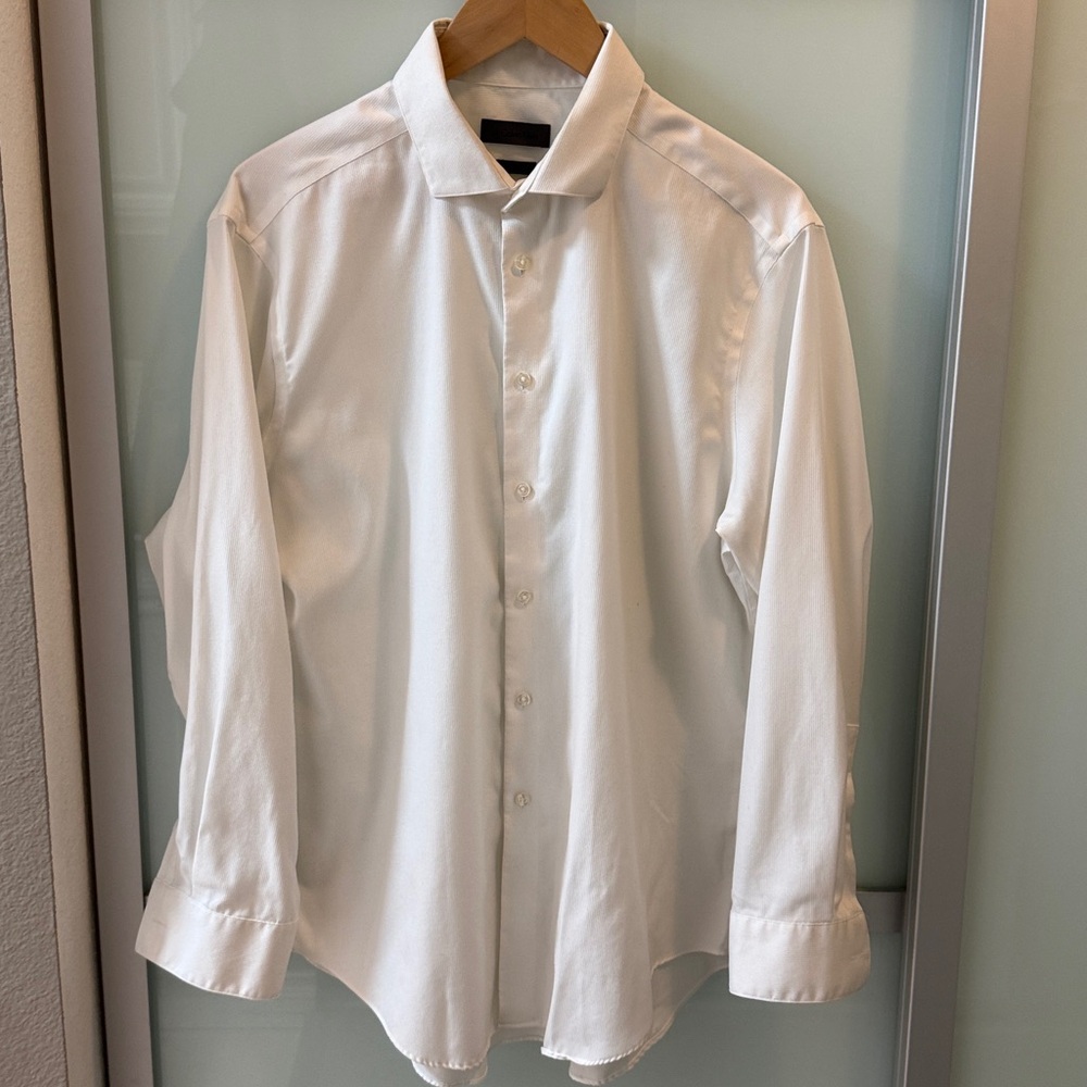 ck Calvin Klein White Dress Shirt